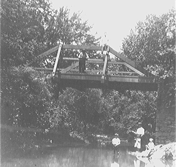 Original Columbia Pike bridge over Four Mile Run